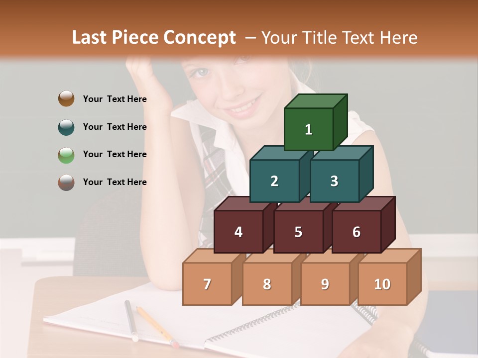 Table Pen Educational PowerPoint Template