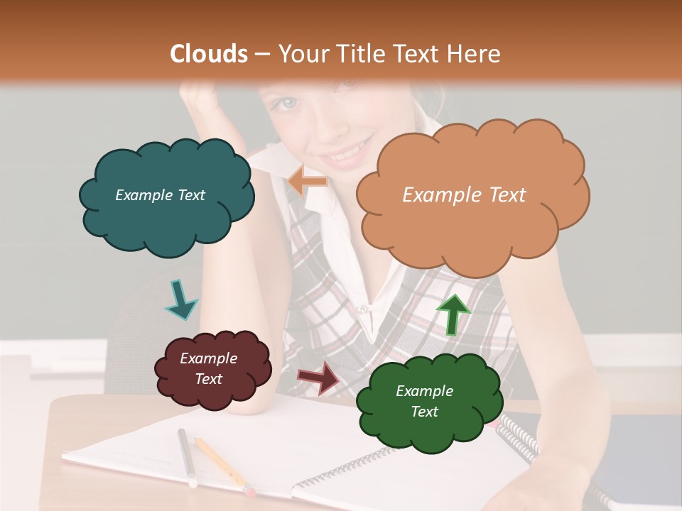 Table Pen Educational PowerPoint Template