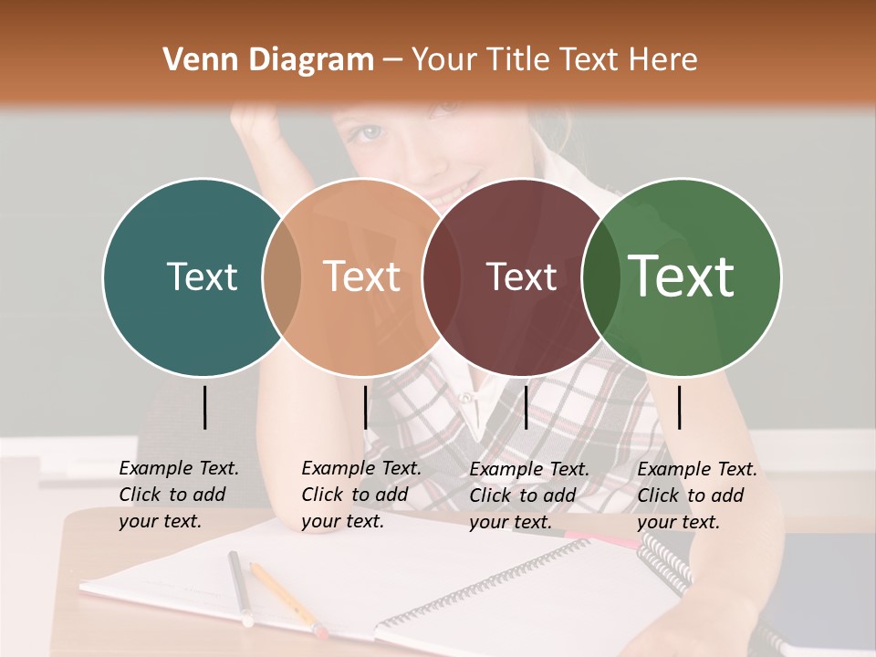 Table Pen Educational PowerPoint Template