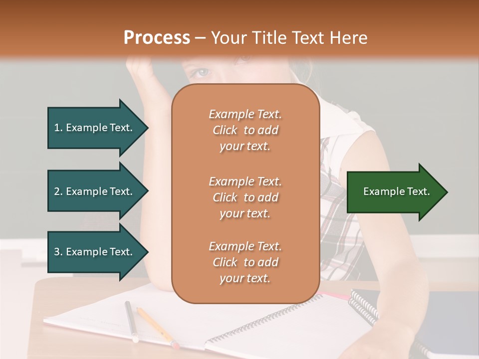Table Pen Educational PowerPoint Template