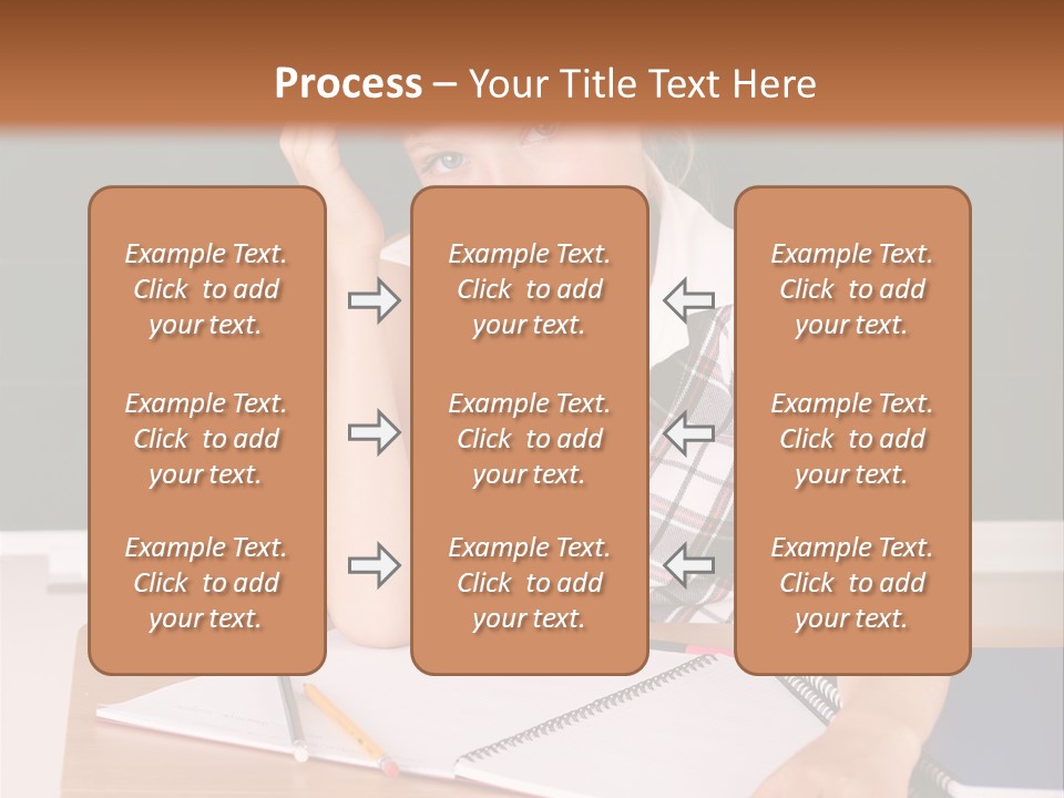 Table Pen Educational PowerPoint Template