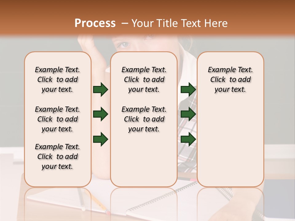 Table Pen Educational PowerPoint Template
