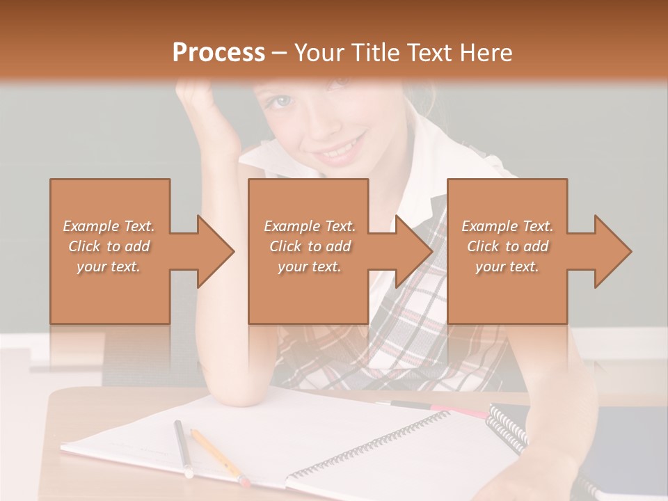 Table Pen Educational PowerPoint Template