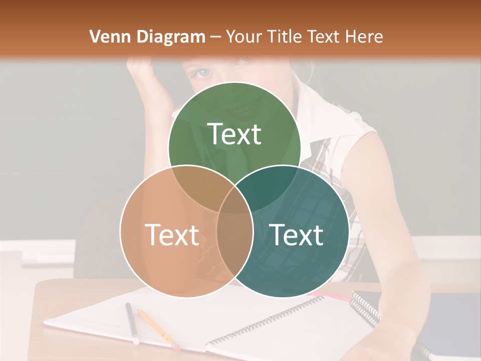 Table Pen Educational PowerPoint Template