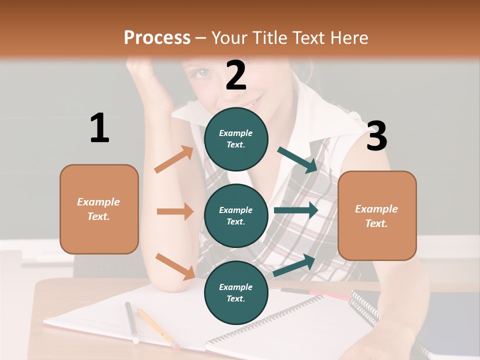 Table Pen Educational PowerPoint Template