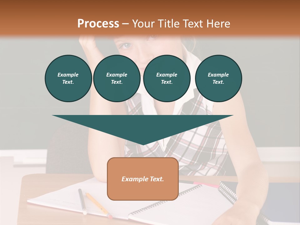 Table Pen Educational PowerPoint Template