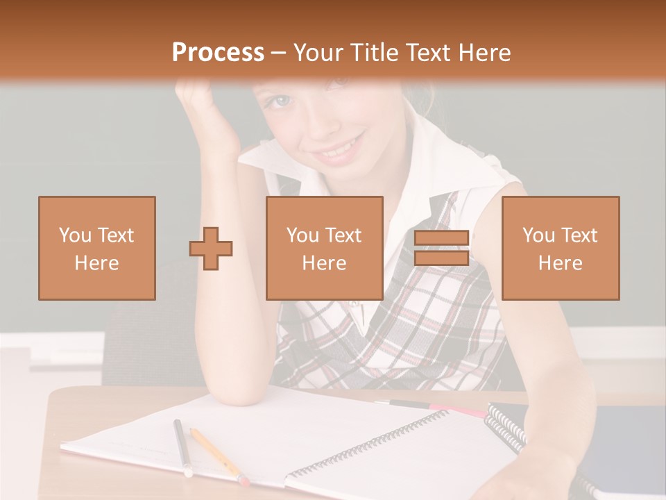 Table Pen Educational PowerPoint Template