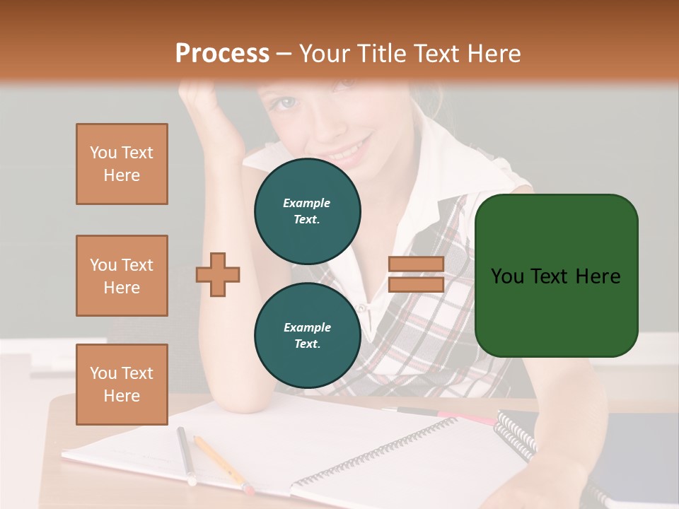 Table Pen Educational PowerPoint Template