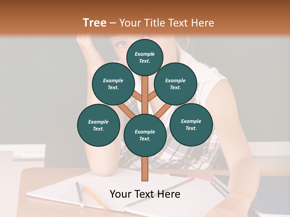 Table Pen Educational PowerPoint Template