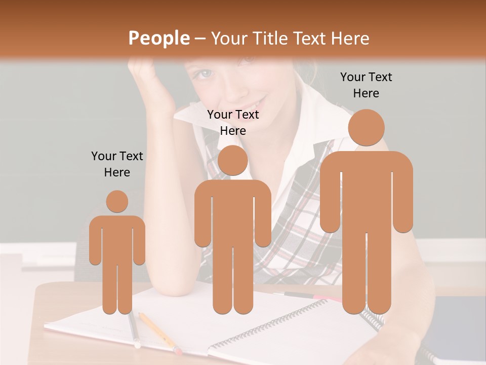 Table Pen Educational PowerPoint Template