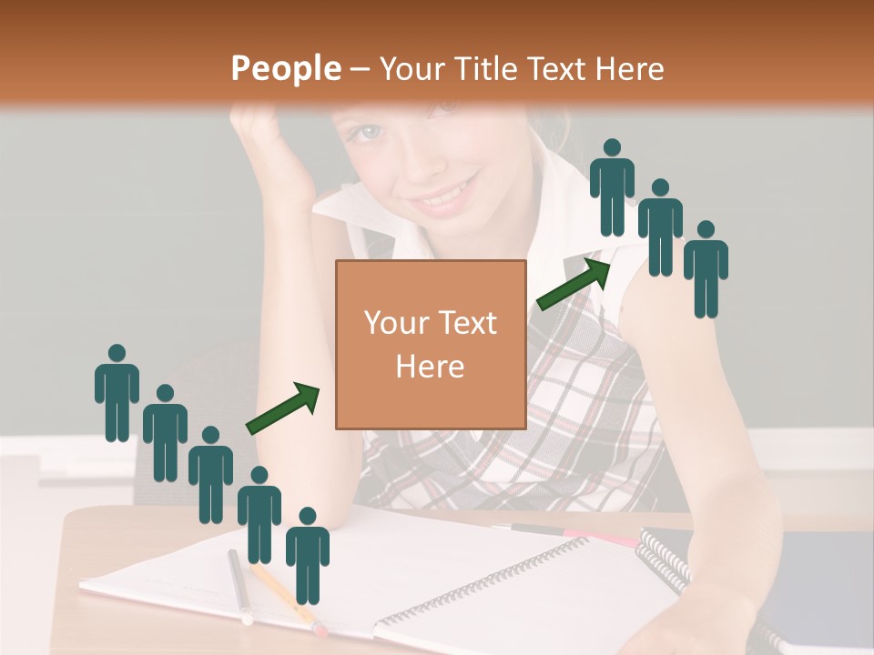 Table Pen Educational PowerPoint Template