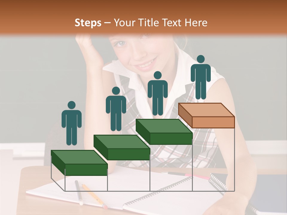 Table Pen Educational PowerPoint Template