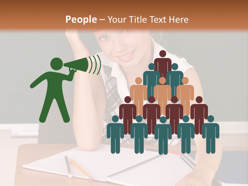 Table Pen Educational PowerPoint Template