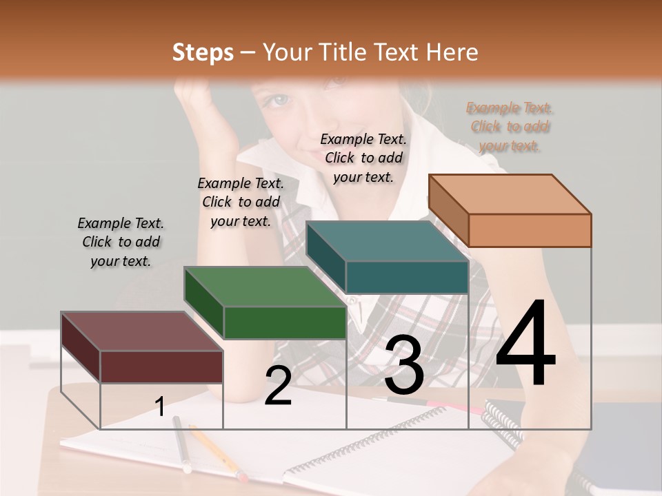 Table Pen Educational PowerPoint Template