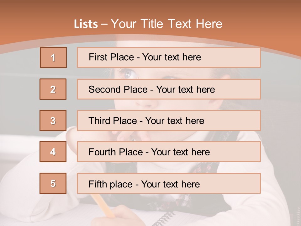 Child Lifestyle Learn PowerPoint Template
