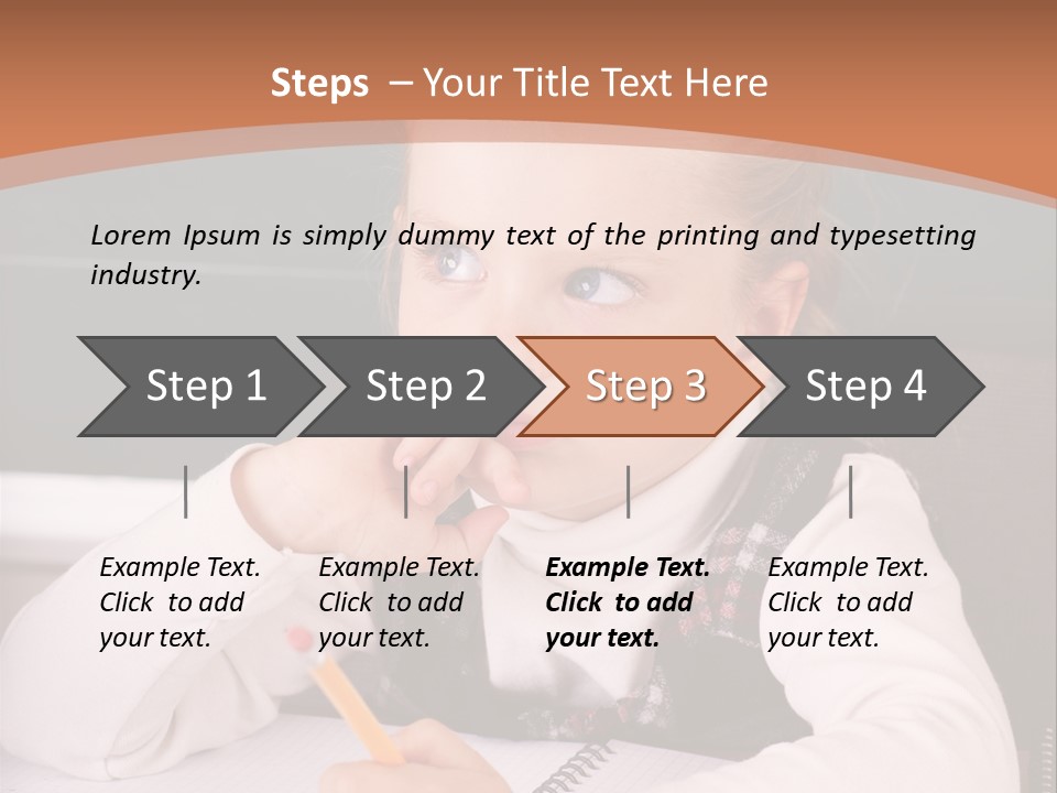Child Lifestyle Learn PowerPoint Template