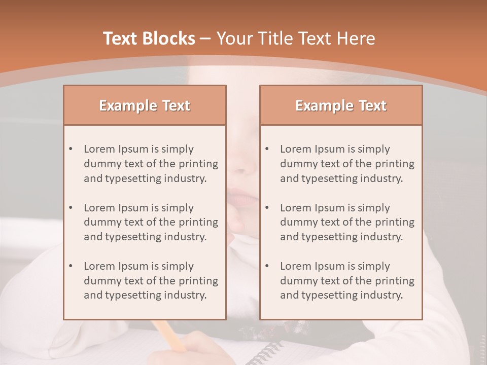 Child Lifestyle Learn PowerPoint Template
