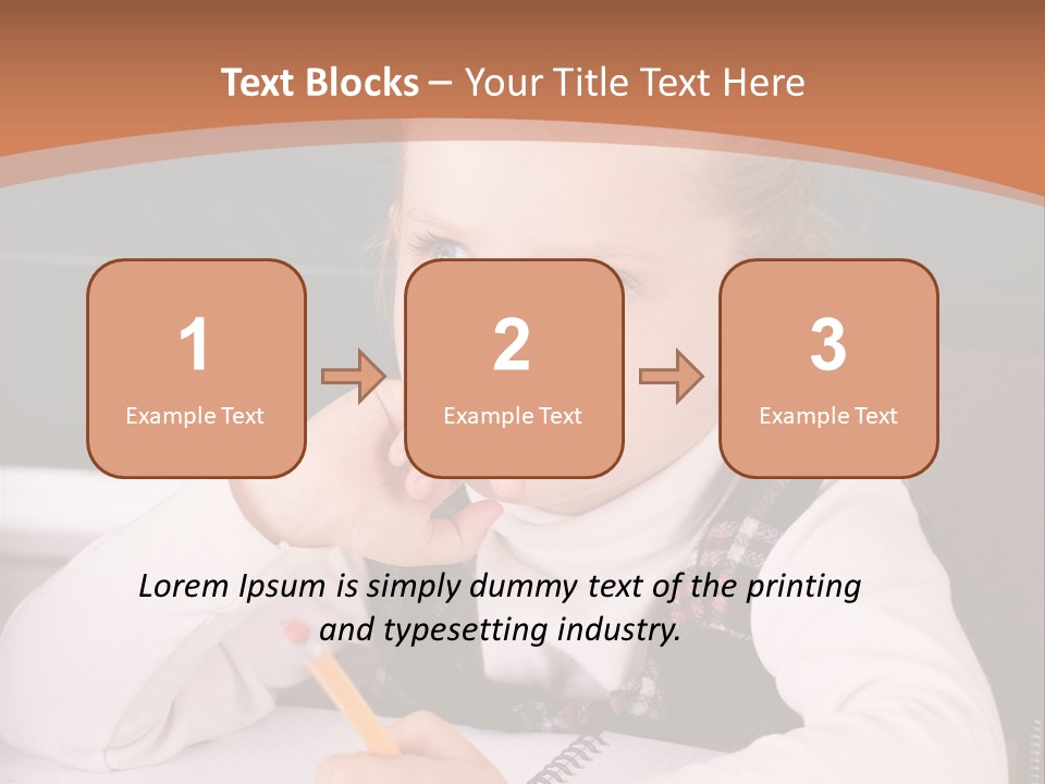 Child Lifestyle Learn PowerPoint Template