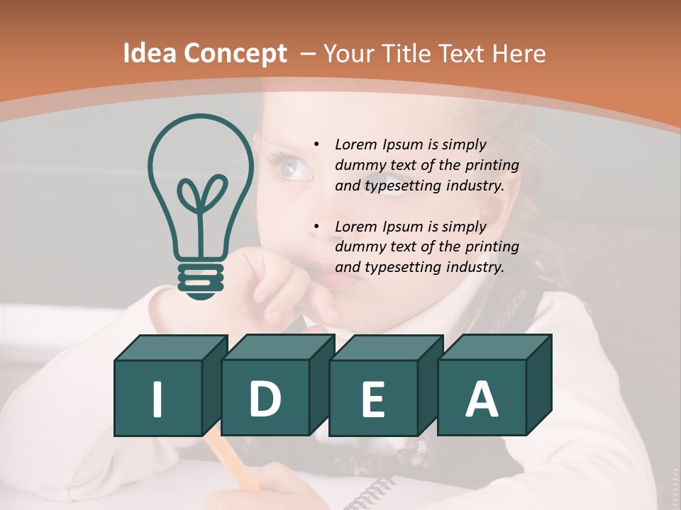 Child Lifestyle Learn PowerPoint Template