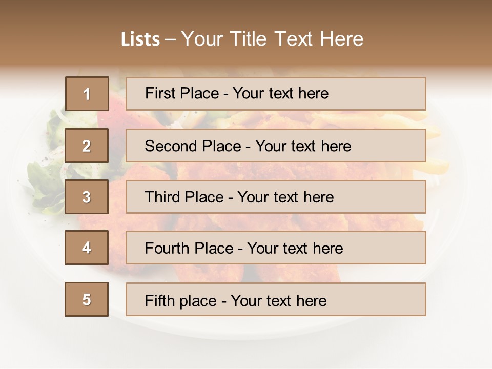 Meal Salad Restaurant PowerPoint Template
