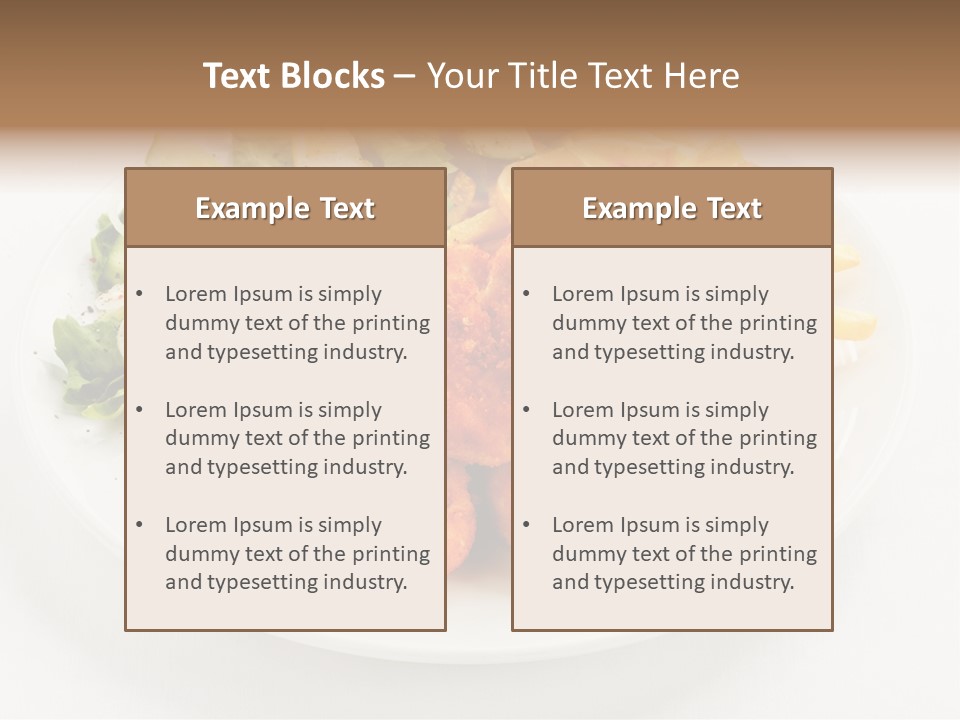 Meal Salad Restaurant PowerPoint Template