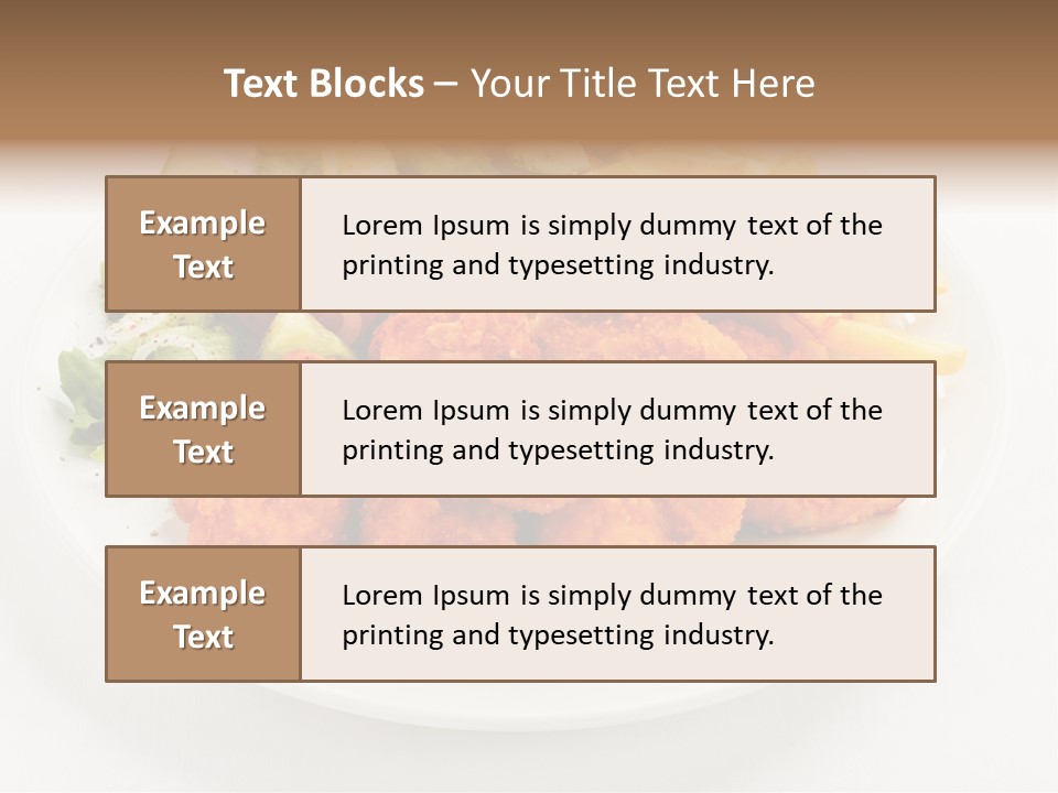Meal Salad Restaurant PowerPoint Template