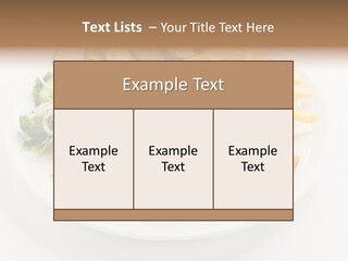 Meal Salad Restaurant PowerPoint Template