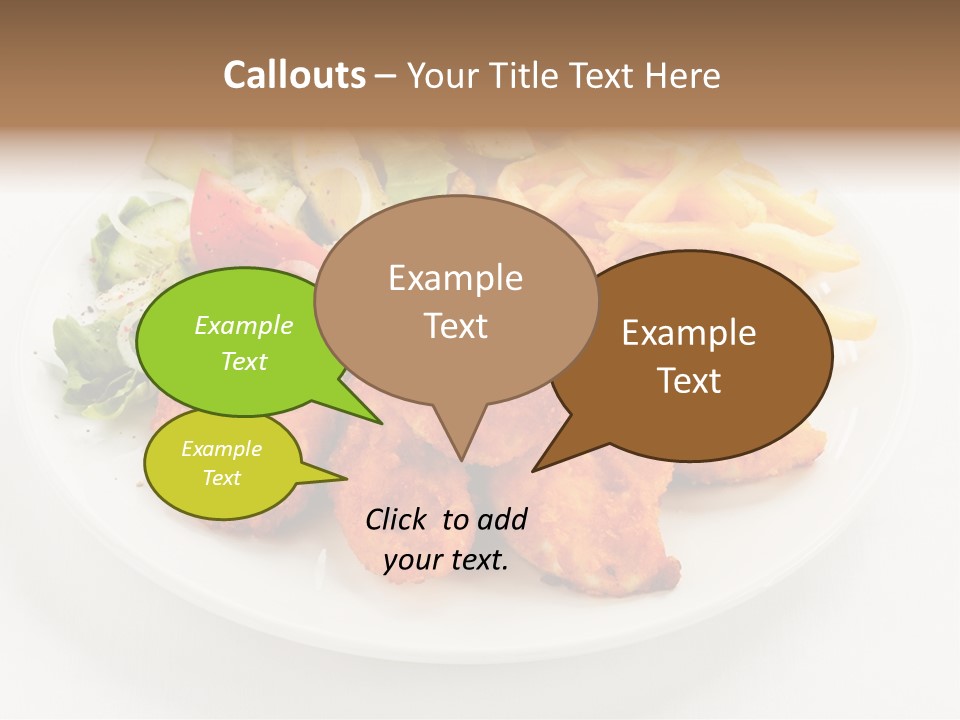 Meal Salad Restaurant PowerPoint Template