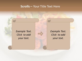 Meal Salad Restaurant PowerPoint Template