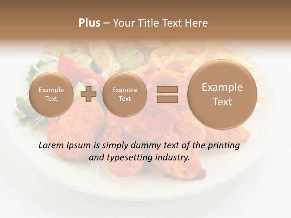 Meal Salad Restaurant PowerPoint Template