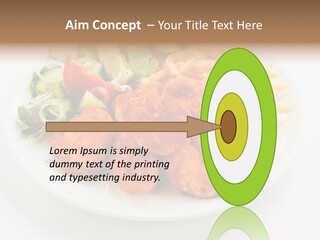 Meal Salad Restaurant PowerPoint Template