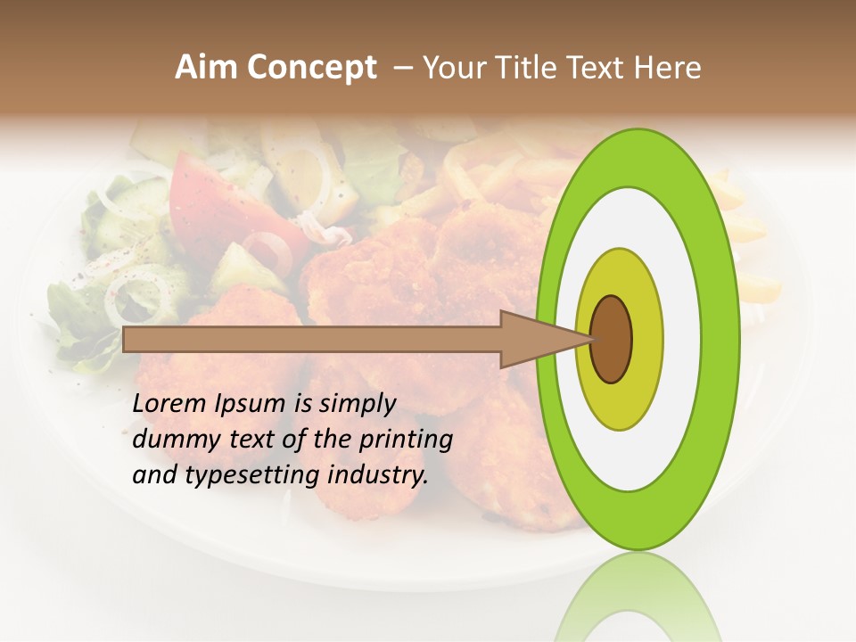Meal Salad Restaurant PowerPoint Template