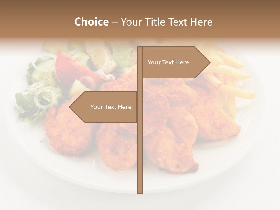 Meal Salad Restaurant PowerPoint Template