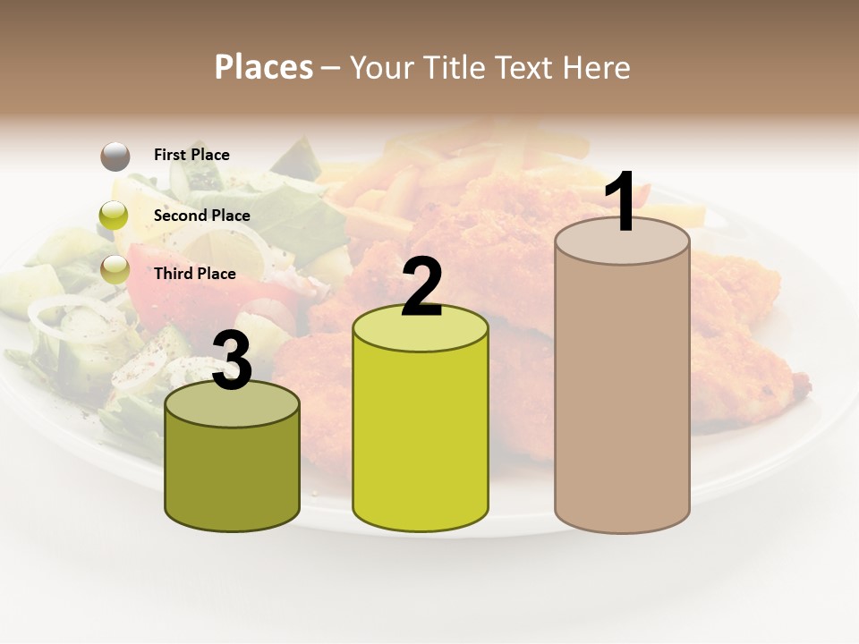 French Fries Plate Meal PowerPoint Template