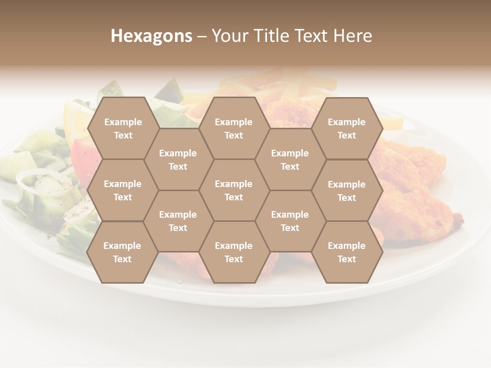 French Fries Plate Meal PowerPoint Template