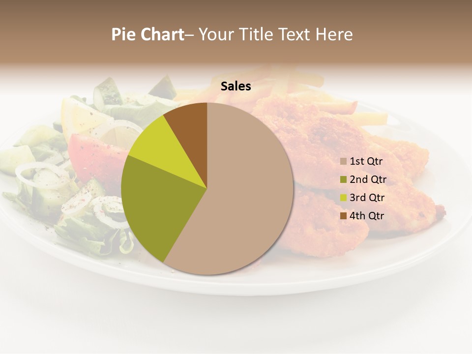 French Fries Plate Meal PowerPoint Template