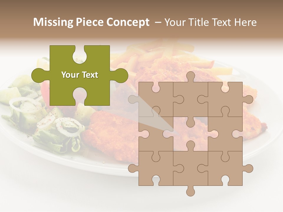 French Fries Plate Meal PowerPoint Template