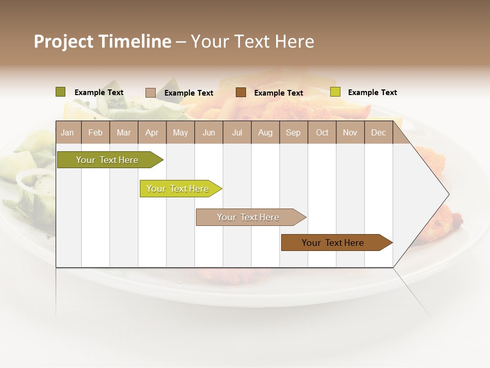 French Fries Plate Meal PowerPoint Template