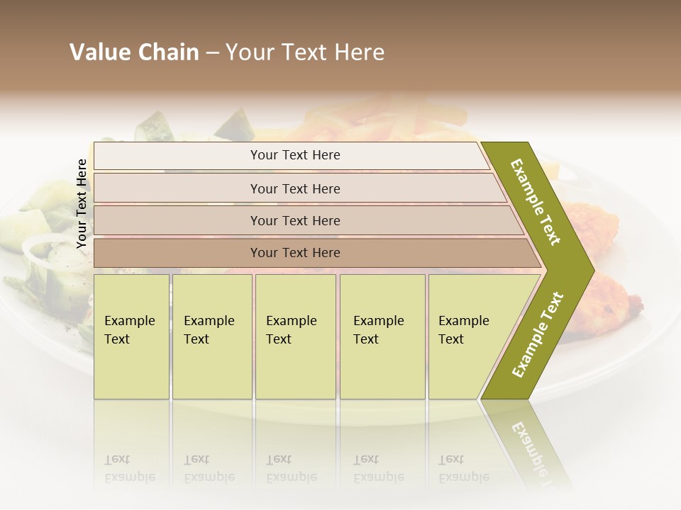 French Fries Plate Meal PowerPoint Template