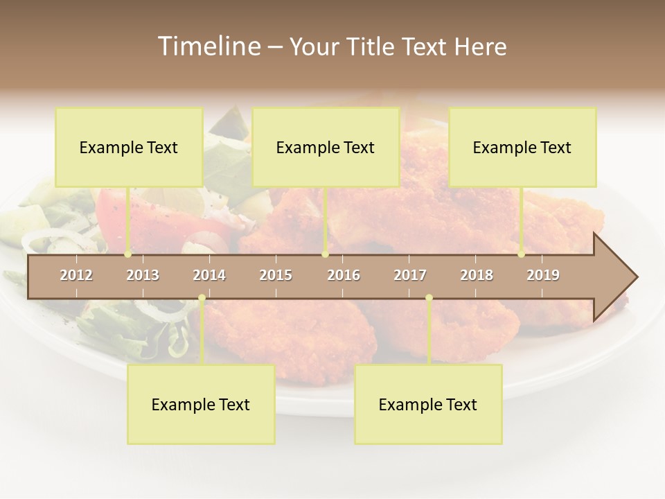 French Fries Plate Meal PowerPoint Template