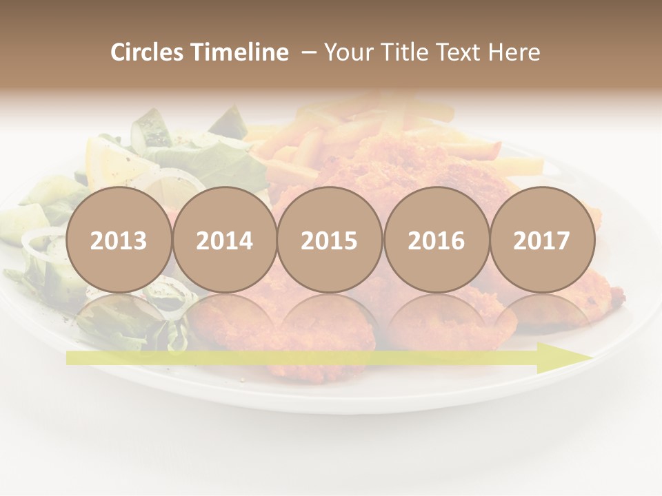 French Fries Plate Meal PowerPoint Template