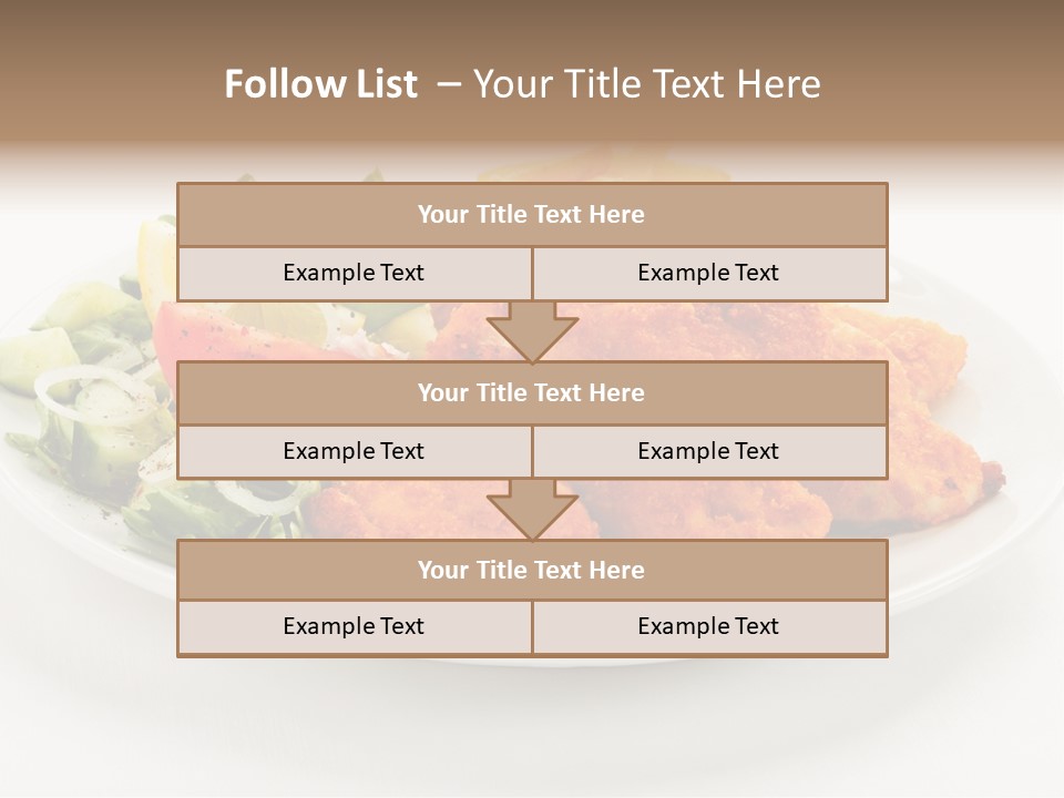 French Fries Plate Meal PowerPoint Template