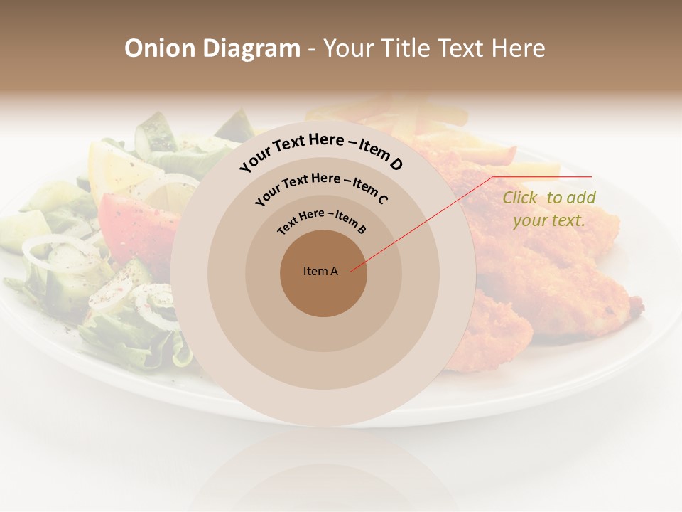 French Fries Plate Meal PowerPoint Template