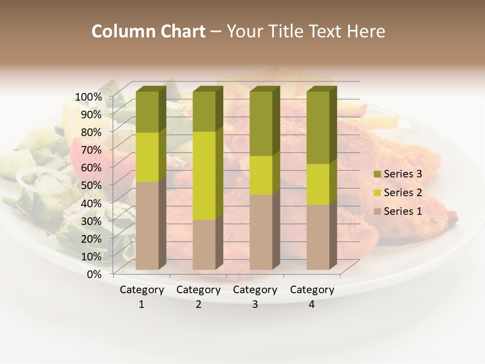 French Fries Plate Meal PowerPoint Template