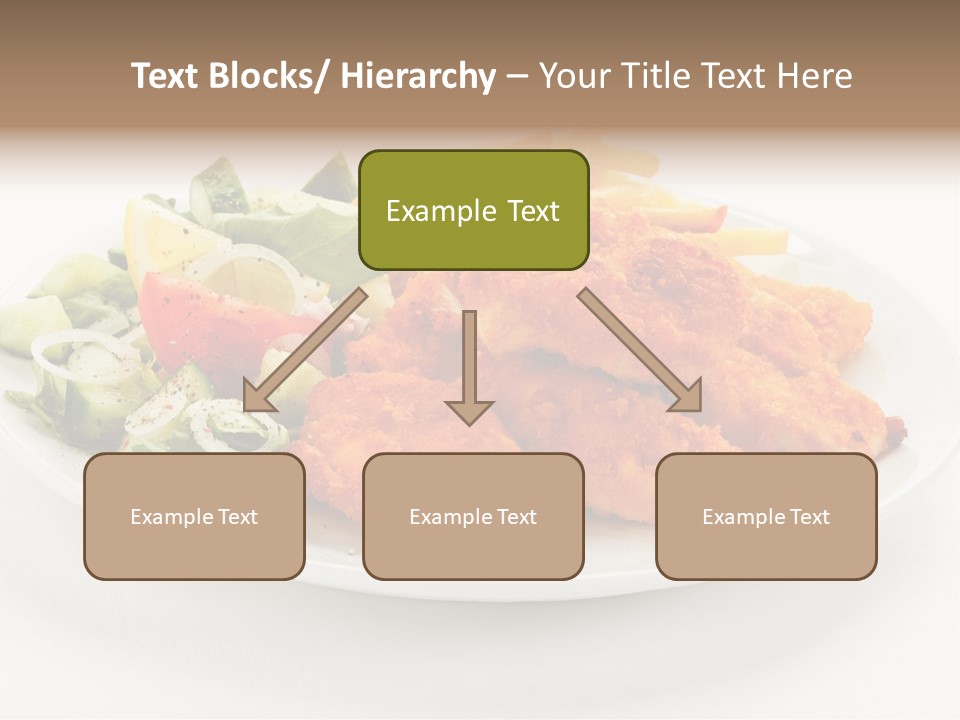 French Fries Plate Meal PowerPoint Template