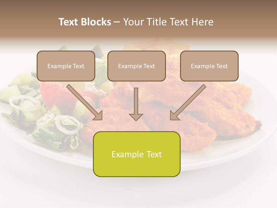 French Fries Plate Meal PowerPoint Template