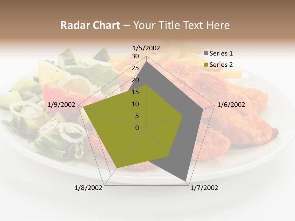 French Fries Plate Meal PowerPoint Template