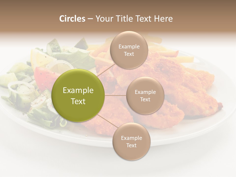 French Fries Plate Meal PowerPoint Template