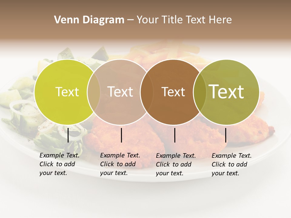 French Fries Plate Meal PowerPoint Template