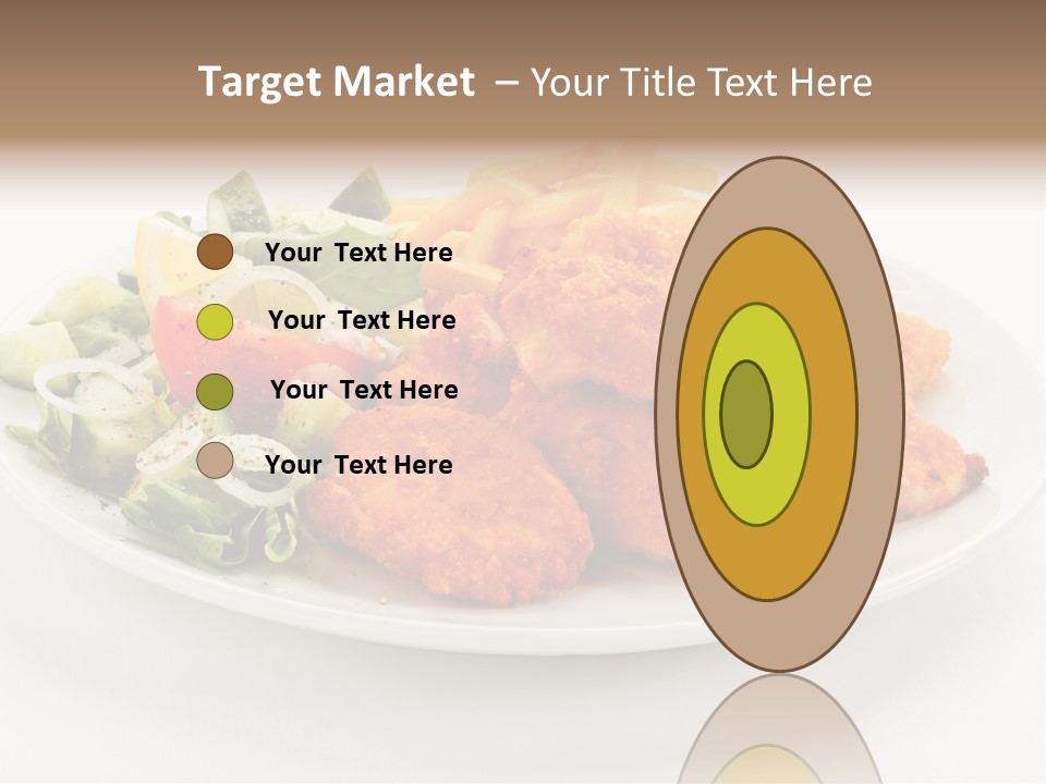 French Fries Plate Meal PowerPoint Template